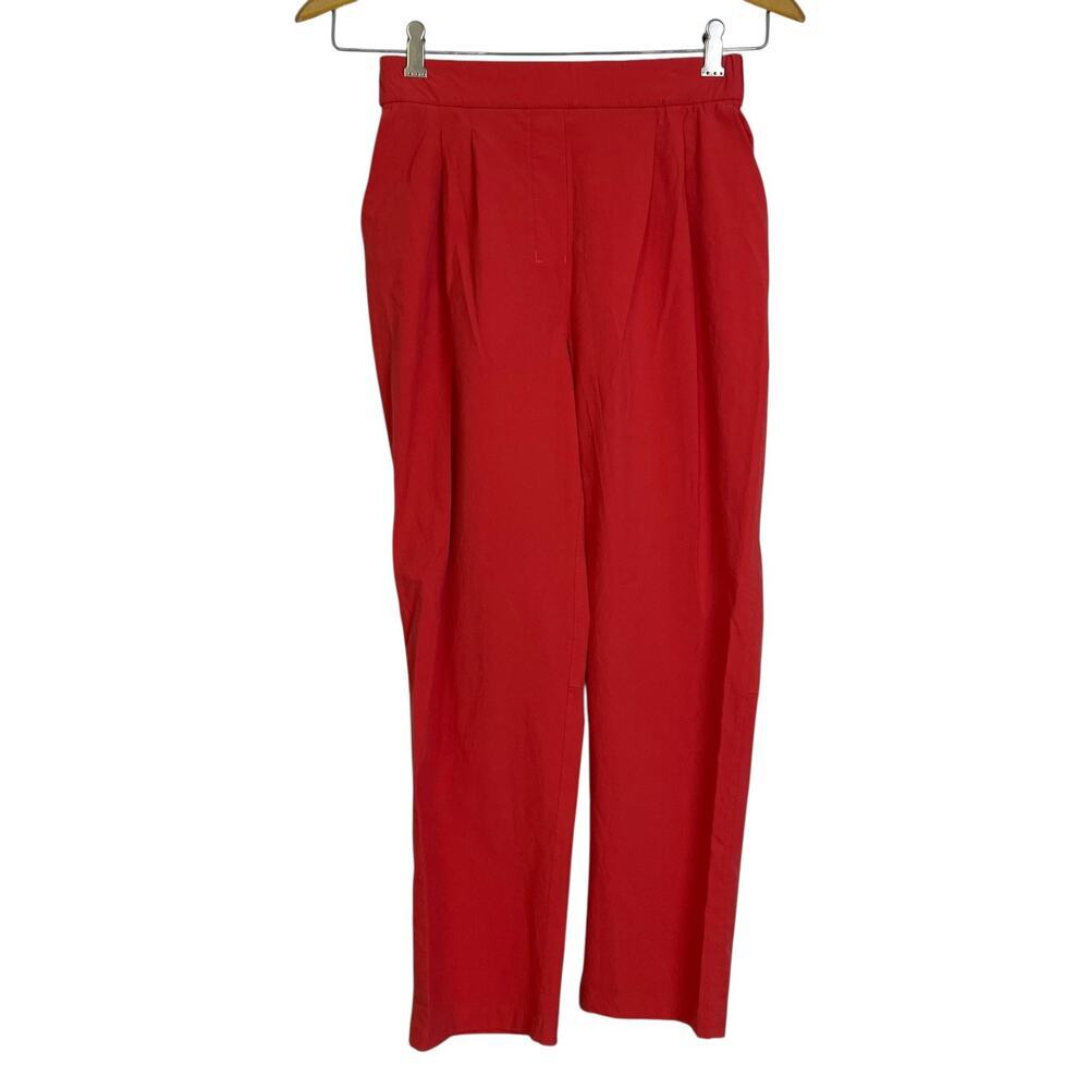 Lululemon Your True Trouser Pants Womens Size 4 Red Pull On Crop Stretch 24"
